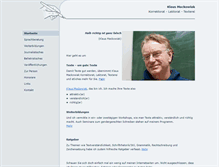 Tablet Screenshot of klaus-mackowiak.de